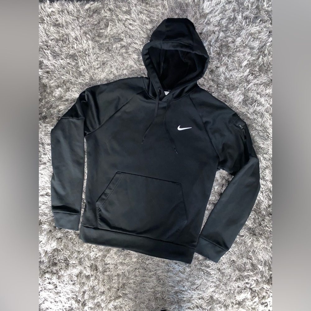 Nike ThermaFit Hoodie, Black, Unisex Medium